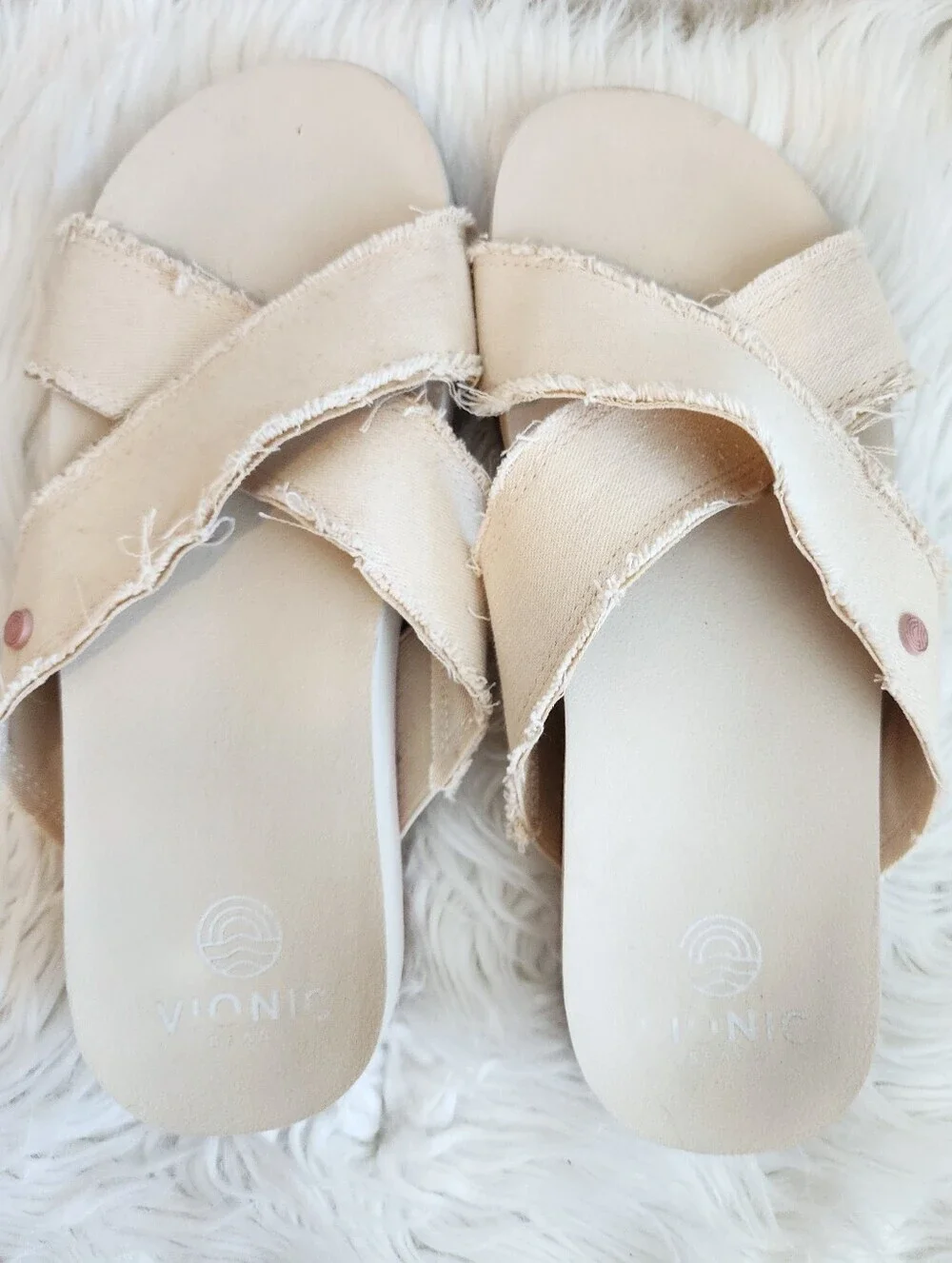 VIONIC PANAMA BEACH SANDAL SEMOLINA SIZE 7 EUC - Picture 9 of 15